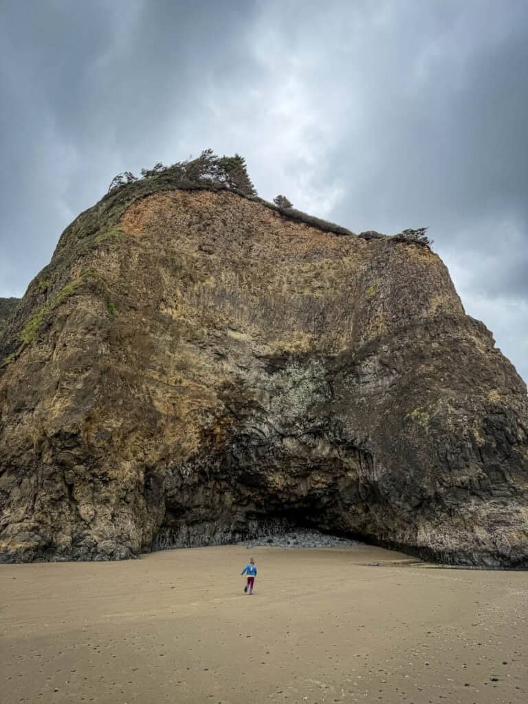 Tunnel Beach Oceanside Oregon Coast