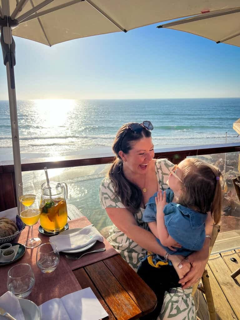 Dinner at Restaurante Azenhas do Mar Portugal