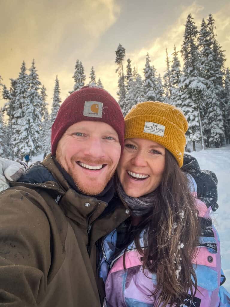 Ben & Katie winter selfie