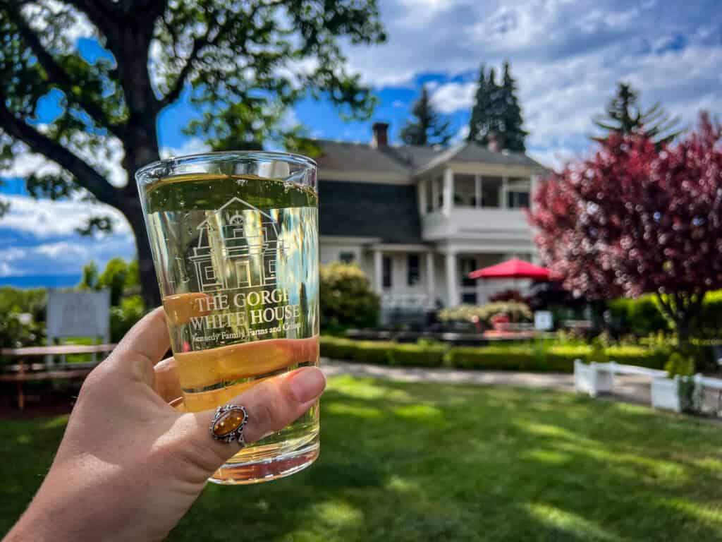 The Gorge White House cider
