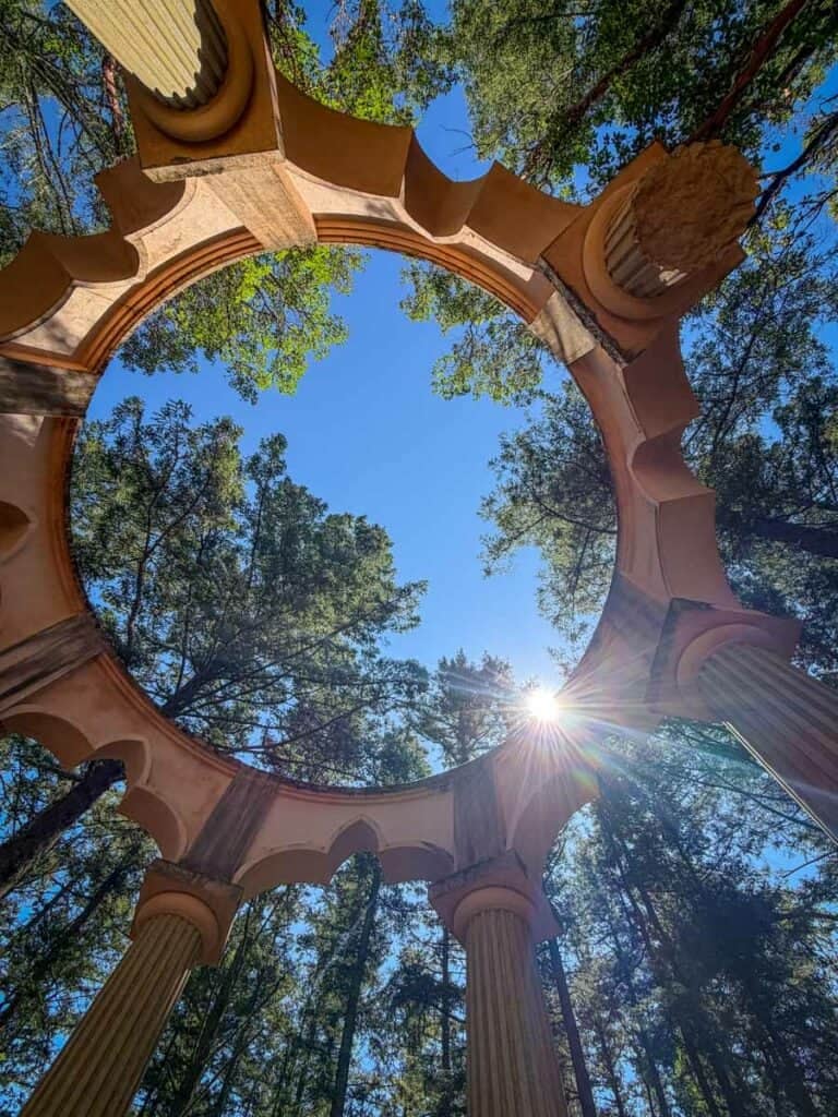 John S. McMillin Memorial Mausoleum sky San Juan Islands WA