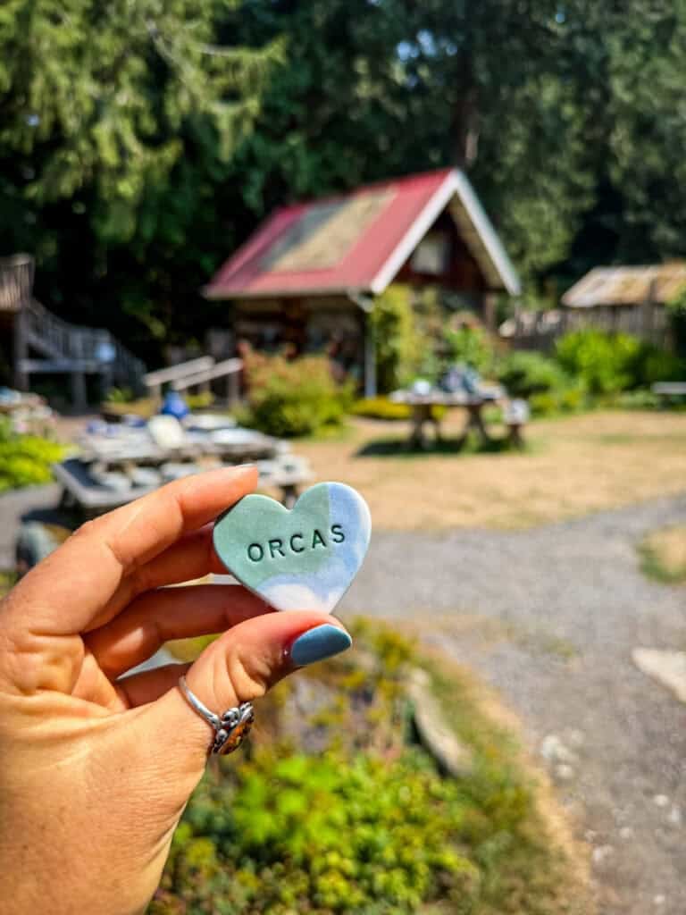 Orcas Island Pottery heart Orcas Island San Juan Islands WA-74