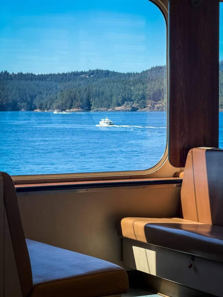 San Juan Islands WA State Ferry Seats2